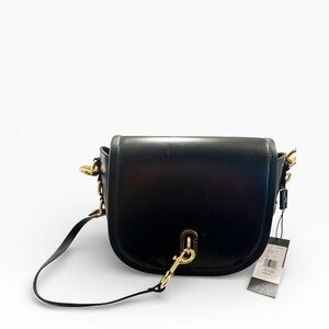 Marc Jacobs The Saddle Crossbody Bag with Gold Accents